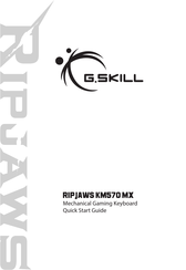 G.SKILL RIPJAWS KM570 MX Guia De Inicio Rapido