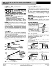 RIDGID 300 Compact Hoja De Instrucciones