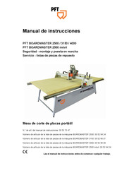 PFT BOARDMASTER 2500 Manual De Instrucciones