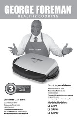 George Foreman GRP4P Manual De Instrucciones