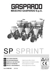 GASPARDO SP SPRINT Empleo Y Mantenimiento