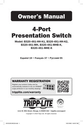 Tripp-Lite B320-4X1-MH Manual Del Propietário