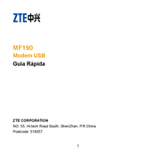 Zte MF190 Guía Rápida