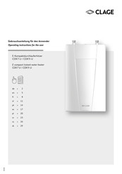 clage CDX 7-U Instrucciones De Operación
