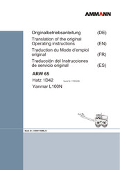 Ammann ARW 65 Traducción Del Instrucciones De Servicio Original