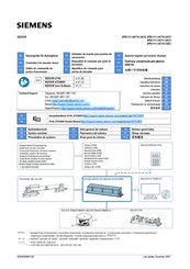 Siemens SIDOOR Manual Instructivo