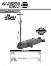 Napa 791-6620 E Manual De Instrucciones