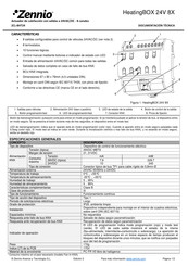 Zennio ZCL-8HT24 Documentación Técnica