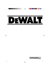 DeWalt DW568K Manual Del Usuario