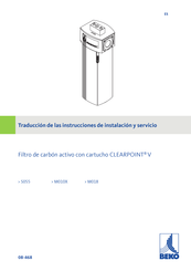 Beko CLEARPOINT V M010X Traducción De Las Instrucciones De Instalación Y Servicio