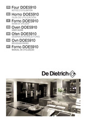 De Dietrich DOE5910 Guía De Utilización