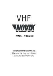 Novik Neo VNK-100 Manual De Instrucciones