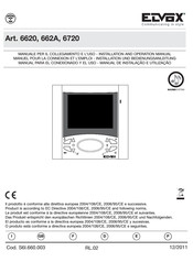 Elvox 662A Manual Para El Conexionado Y El Uso