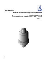 Beko METPOINT PRM SP11 Manual De Instalación Y Funcionamiento