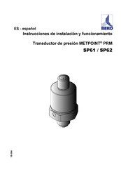 Beko METPOINT PRM SP61 Instrucciones De Instalación Y Funcionamiento