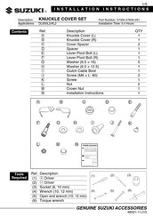 Suzuki 57300-27830-291 Instrucciones Para El Montaje