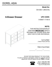 DOREL ASIA 0-65857-17164-8 Manual De Instrucciones