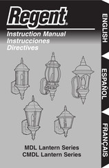 Cooper Lighting Regent MDL Serie Manual De Instrucciones
