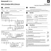 Honeywell Home RPLS540A Guia Del Usuario