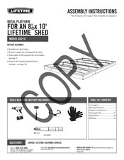 Lifetime 60210 Instrucciones De Montaje