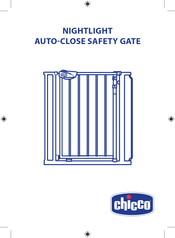 Chicco NIGHTLIGHT AUTO-CLOSE SAFETY GATE Manual De Instrucciones