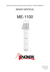 iNOXPA ME-1100 Instrucciones De Instalación, Servicio Y Mantenimiento