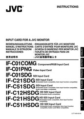 JVC IF-C21HSDG Instrucciones