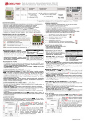 Circutor RGU10C MT Manual Del Usuario