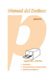 Plustek Opticfilm 120 Pro Manual De Instrucciones