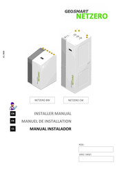 GeoSmart NETZERO CW Manual Instalador