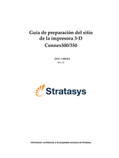 Stratasys Connex350 Guía De Preparación Del Sitio