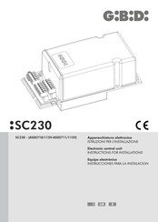 GBD SC230 Instrucciones Para La Instalación