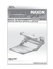 Maxon GPTLR-55 Manual De Mantenimiento