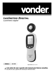 vonder LDV 2000 Manual De Instrucciones