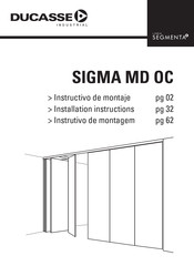 DUCASSE INDUSTRIAL SIGMA MD OC Instructivo De Montaje