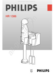 Philips HR 1386 Manual De Instrucciones