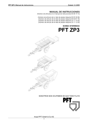 PFT ZP3 Manual De Instrucciones