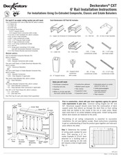 DECKORATORS CXT Instrucciones De Instalación