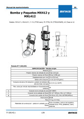 Binks MXL412 Manual De Mantenimiento