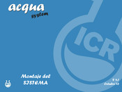 iCR acqua system Montaje