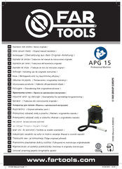 Far Tools APG 15 Traducción Del Manual De Instrucciones Original