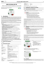 elsner elektronik KNX S1E-BA4-UP Datos Técnicos E Instrucciones De Instalación