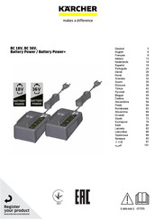 Kärcher Battery Power Manual De Instrucciones
