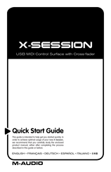 M-Audio X-SESSION Guia De Inicio Rapido