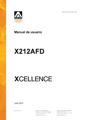 Amate Audio XCELLENCE X212AFD Manual De Usuario