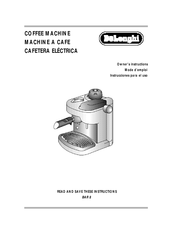 DeLonghi BAR8 Instrucciones Para El Uso