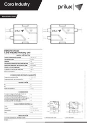 Prilux Cora Industry Manual Instrucciones