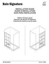 AE Bath Bain Signature Guía Para Instalación