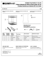 Emerson CLOSETMAID 32104 Instalación