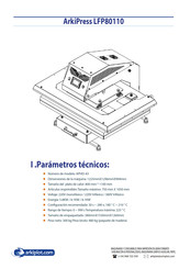 Arkiplot Press LFP80110 Guia De Inicio Rapido